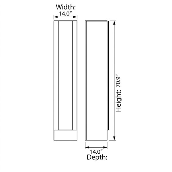 Dimensions du produit