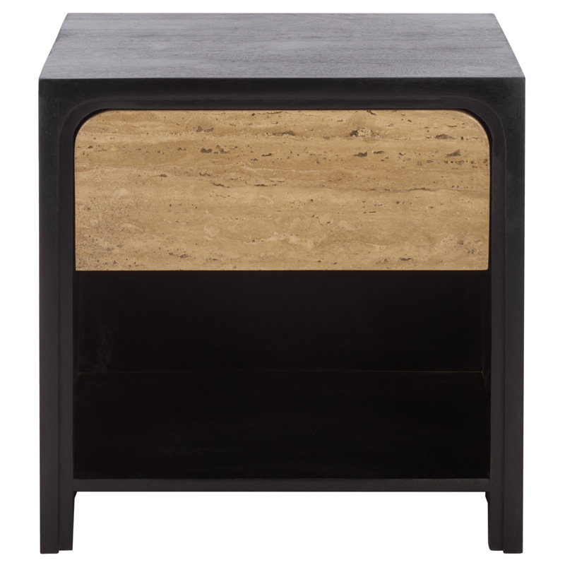 Halcyon Travertine Nightstand