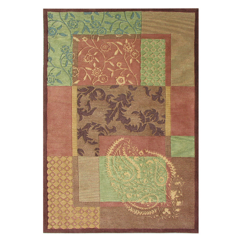 Vision Wool Floral Indoor Rug, Rectangle 5' x 8'