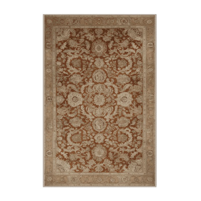Machine Washable French Brown Area Rug