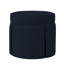Bella Round Boucle and Velvet Ottoman-70401812
