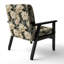Chaise d'appoint florale Cobalt-6885764