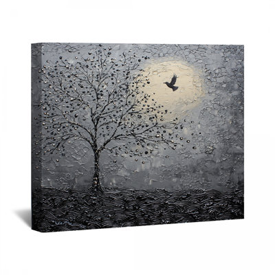 Toile enveloppée au clair de lune - Décoration murale nature
