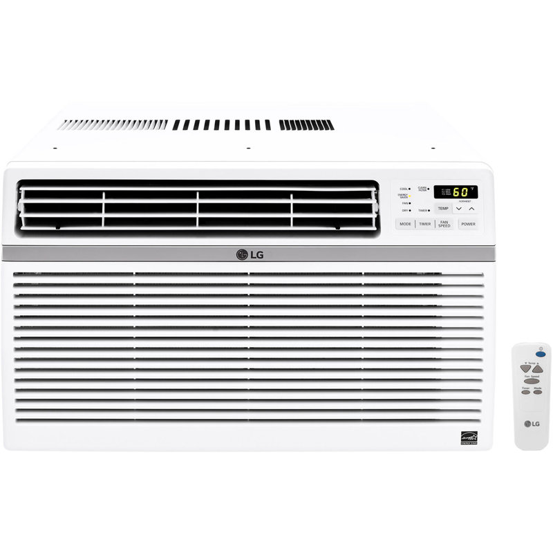 LG 8,000 BTU White Window Air Conditioner with Remote Control