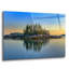Art mural en verre Highland Dunes «Weir Island Maine» par Rick Berk-1080858208