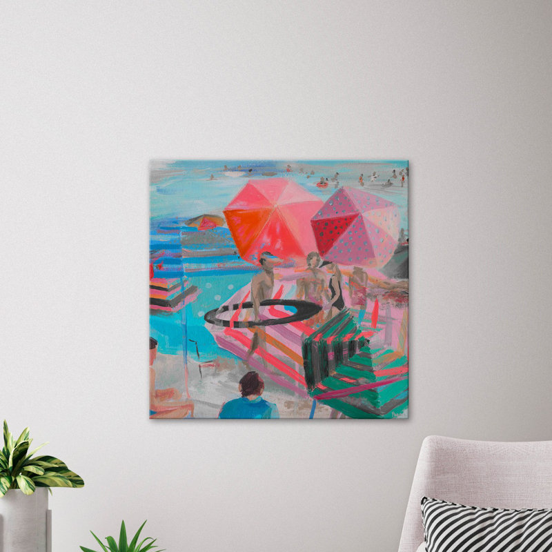 Parvez Taj - Wrapped Canvas Painting, 45cm H x 45cm W