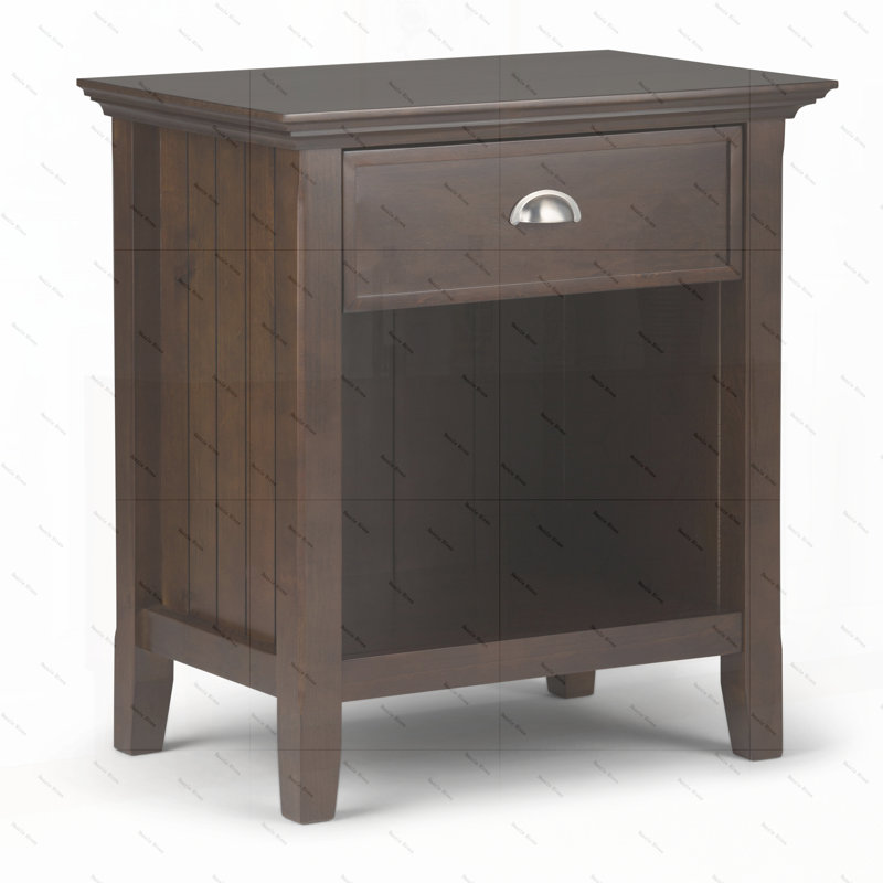Acadian - Table de chevet - Brun brune