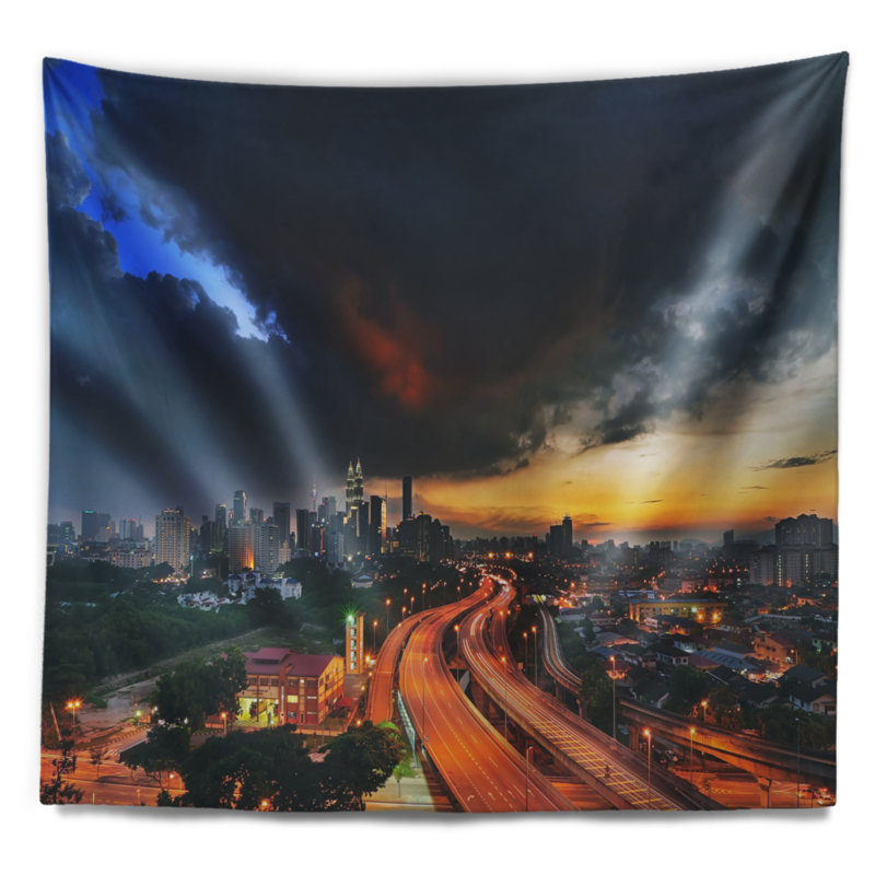 Polyester Tapestry, 50" H x 60" W