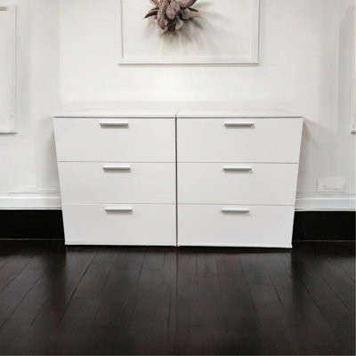 Commode modulaire à trois tiroirs Morgan