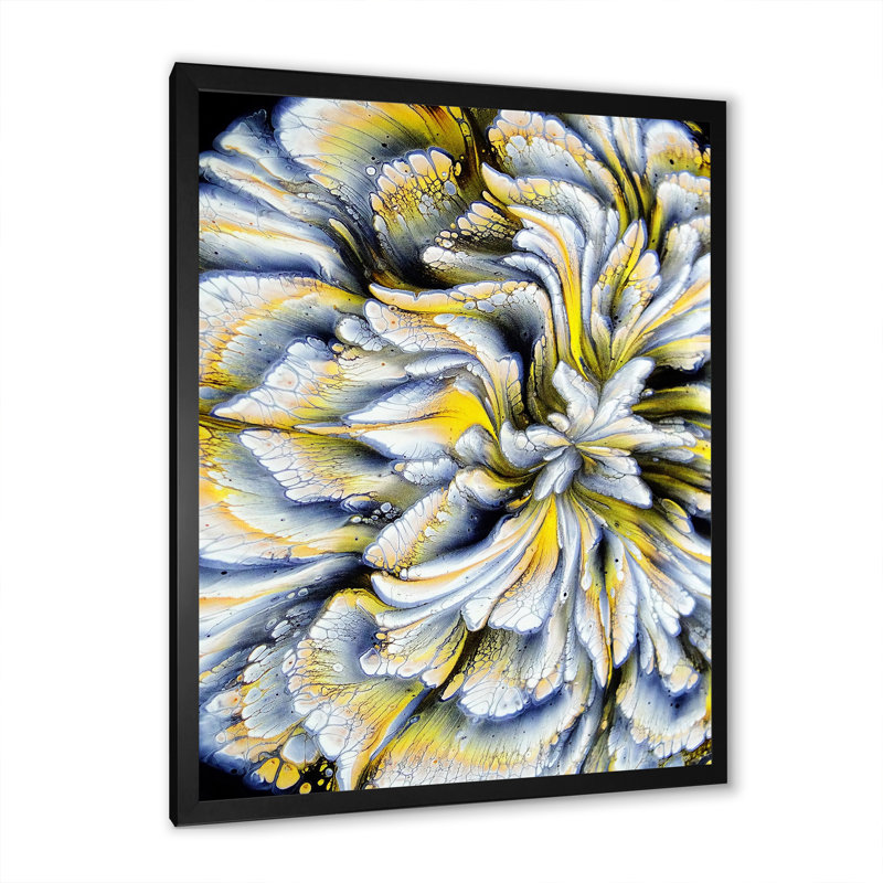 Œuvre d'art moderne sur toile, Cadre photo noir, L 12 po x H 20 po