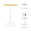 Table de bar ronde en grain de bois 28 po Lippa-370133300