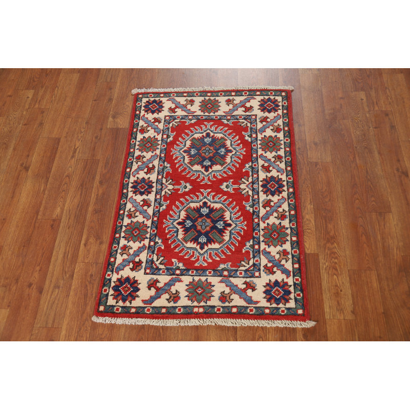 Tapis décoratif géométrique Kazak
