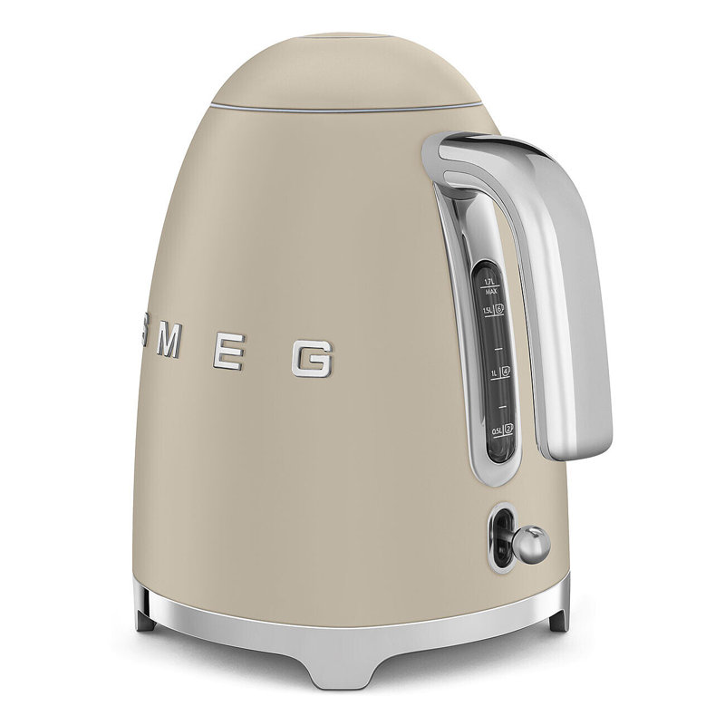 SMEG 50's Retro Style Aesthetic 7-Cup Kettle, Moonlight