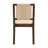Modern Scandinavian Woven-Back Upholstered Dining Chair-120098133