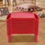 Ensemble de 12 tablettes pour enfants Modern Modern, plateau de bureau léger en plastique pour les tout-petits