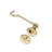 Cabin Hook - Solid Brass Eye Latch for Door or Cabinet Use