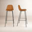 Tabouret de bar et de comptoir en cuir Kody-1955951732-1930731817