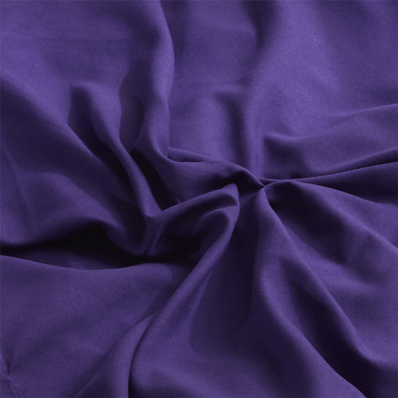 3pc Comforter Set - All Season Reversible Down Alternative Comforter with Two Shams - Breathable, Soft, Fluffy, Purple