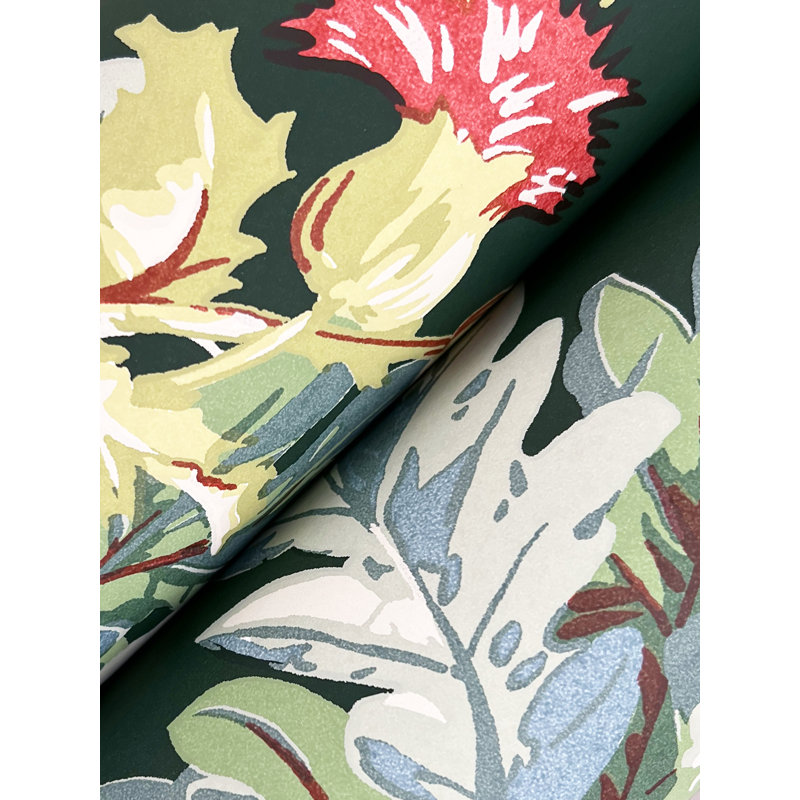 Papier peint Helbon, Vert