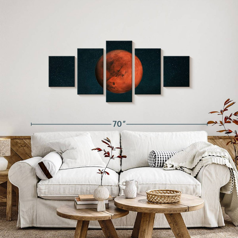 Mars, 24" H x 55" W