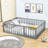 Hajer Wood Platform Bed with Fence and Door-171682153-171682157