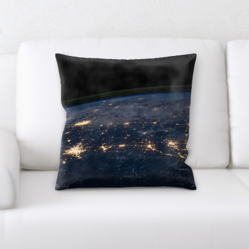Coussin décoratif terre