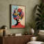Blooming Crown Botanical - Wrapped Canvas-1716059767-1716059764