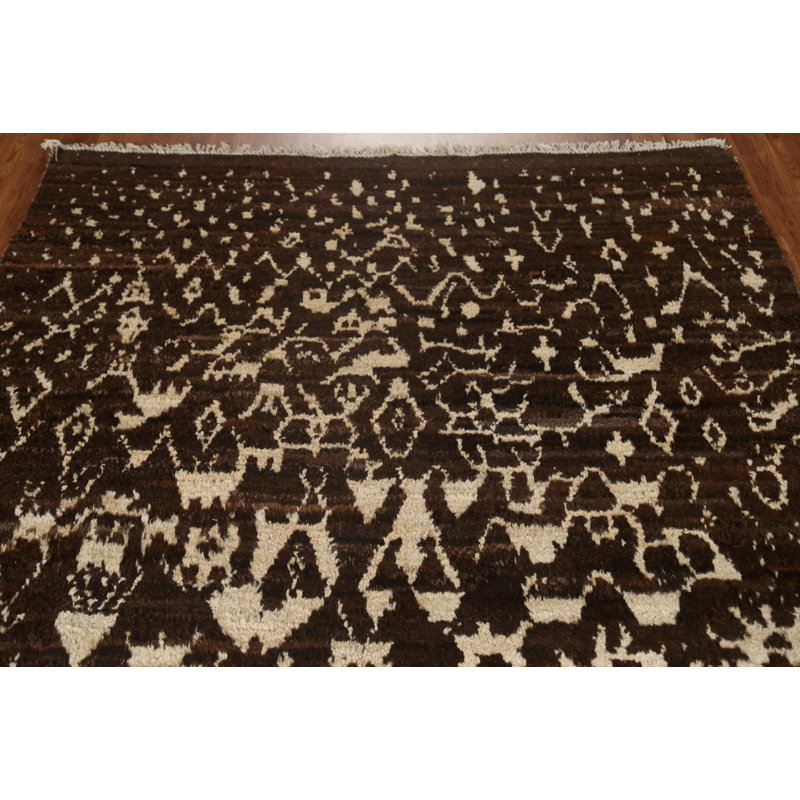 Tapis tribal marocain oriental fait à la main 5 x 8