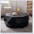 38"Three-dimensional Embossed Pattern Design American Retro Style Coffee Table, Tabletop