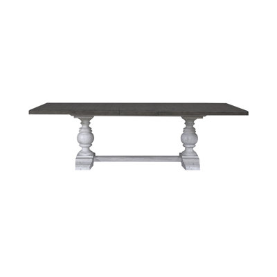 Chalita Trestle Table w/ 18" Self-Storing Leaf