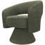 Fauteuil demi-tonneau, fauteuil d'appoint pivotant, fauteuil de bienvenue