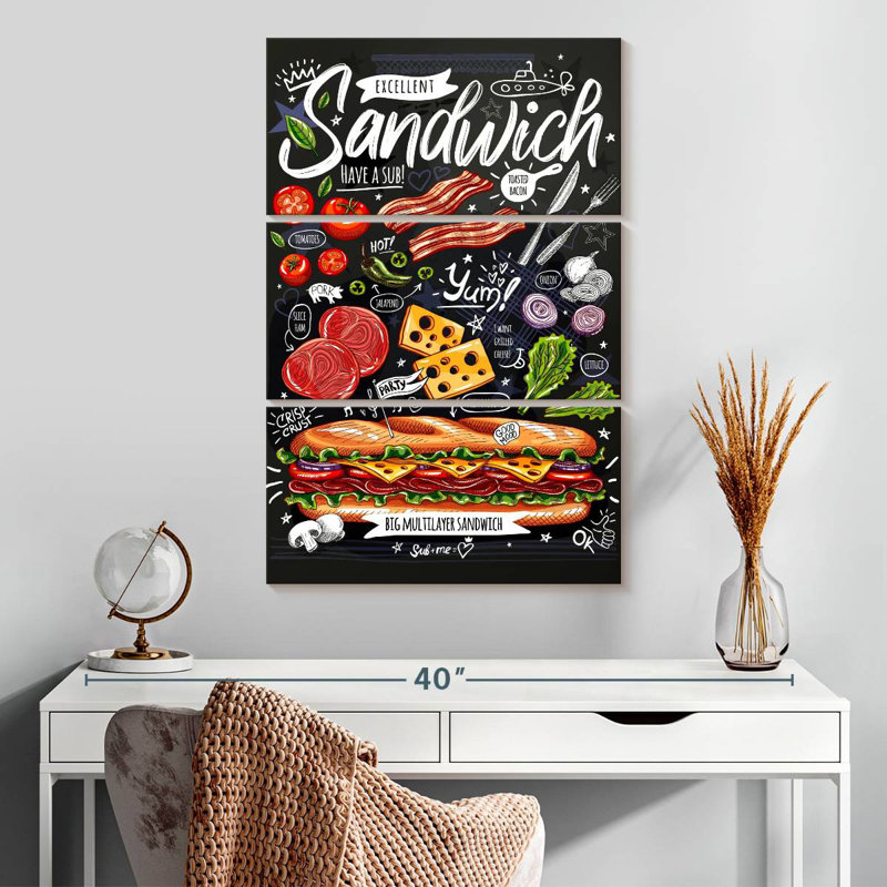 Yarlin Sandwich Sub, 32" H x 20" W