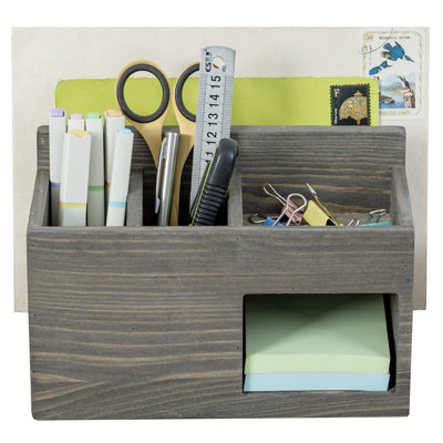 Solid Wood Desk Organiser