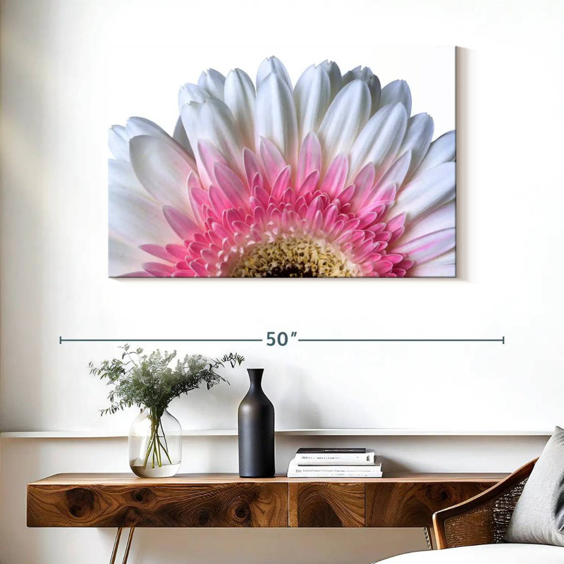 Pétales de fleurs roses Harnek, H 26 po x l 39 po