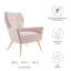 Fauteuil en velours capitonné Performance-246786304