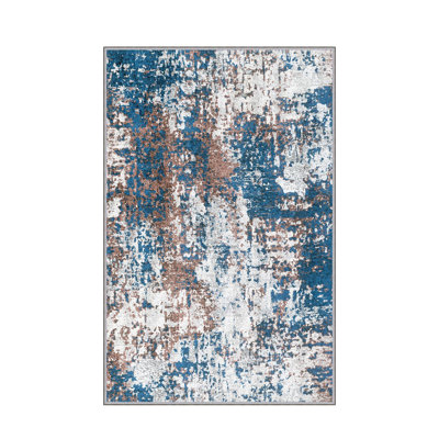 Antibacterial Hall Carpet, 39.4 x 59.1 inches | 100% Polyester, 0.4 in Pile Height, Non-Slip PVC Felt Dot Underside | Machine Washable, 3D Digital Printing, Durable & Stylish for Modern Home Décor