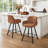 Upholstered Swivel Bar Stools with Metal Frame-93543918-182240010