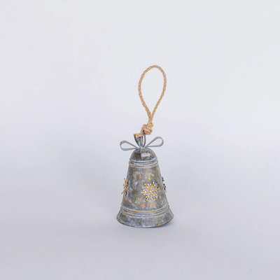 Hanging Bell With Snowflake Ornament