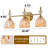 3-Light Floral Wall Sconce With Green Or Amber Glass Shades-42747062