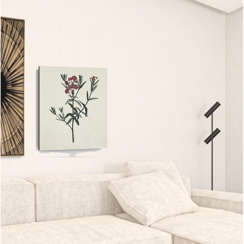 Art mural singulier «Red Blossom Branch»