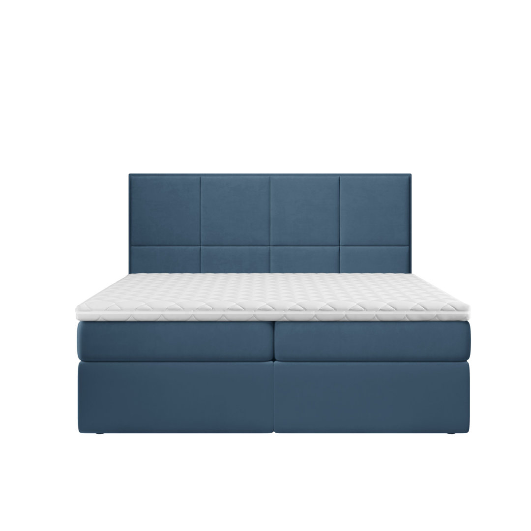 Boxspringbett Belkaya mit Topper und Bettkasten