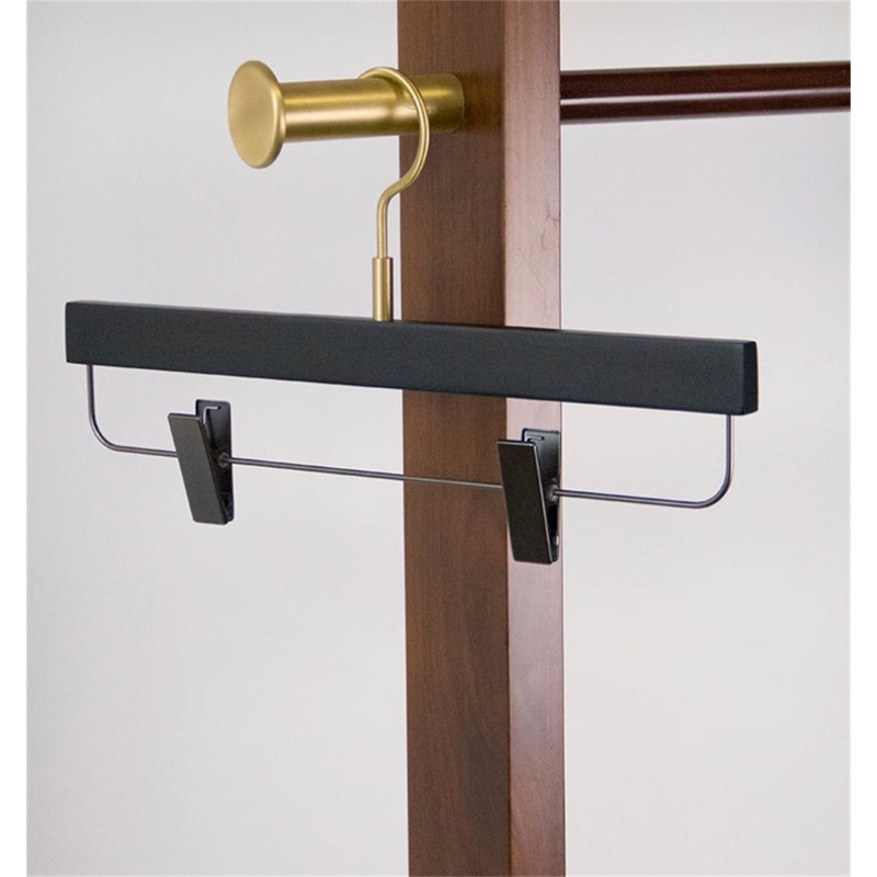 Porte-pantalons en bois massif, 6