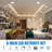 7.3'' 15 Watt Dimmable Air-Tight IC Rated LED Retrofit Recessed Lighting Kit