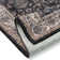  Orihue Vintage Black/Brown Area Rug for Living Room with Non-Slip Backing