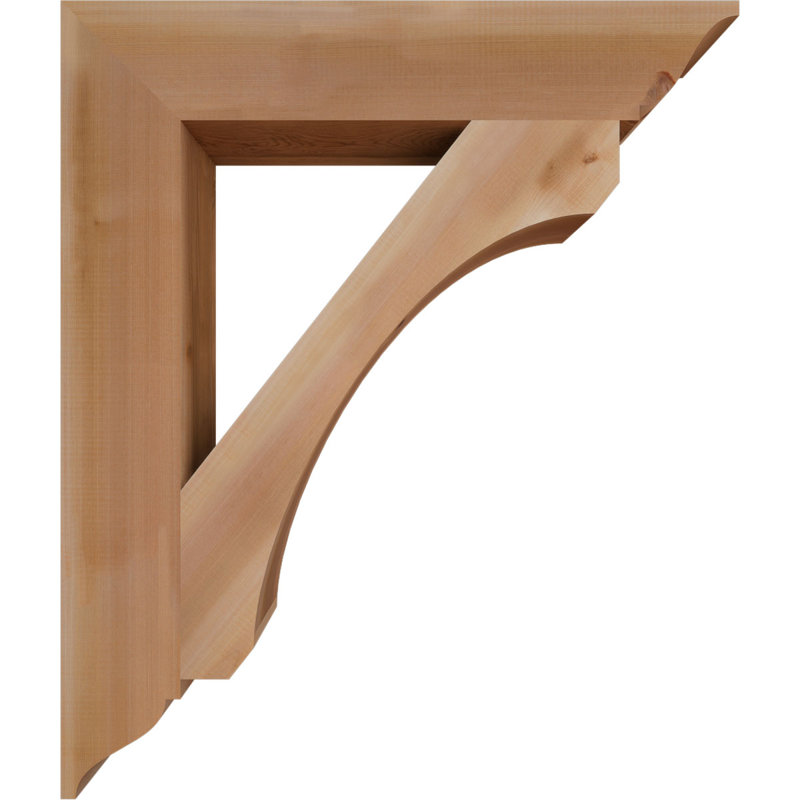 Support traditionnel lisse l 5 1/2 po x P 34 po x H 40 po, cèdre rouge de l'Ouest, Cèdre rouge, H 40 po x l 5,5 po x P 34 po