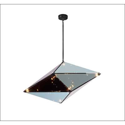 7 - Light Black Geometric Pendant