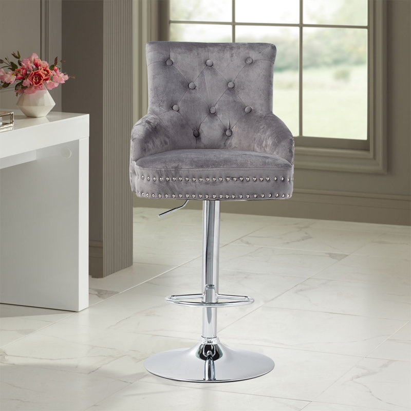Tabouret pivotant à hauteur réglable Danyelle