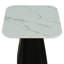 Ensemble de tables 3 pièces de style contemporain 1 table basse carrée 2 tables de bout carrées en faux marbre doux aux bords arrondis du salon principal au fini noir