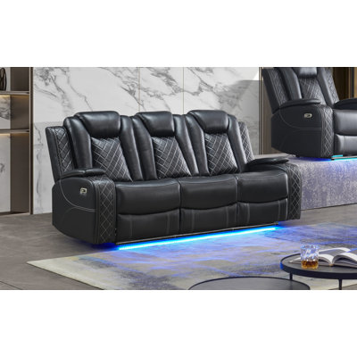 Sf2828 Power Reclining Sofa With Two Recliners