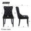 Miya Upholstered Velvet Dining Chair Button Tufted with Brushed Wood Legs Kitchen Lounge Chairs-663861865-663861652-663861650